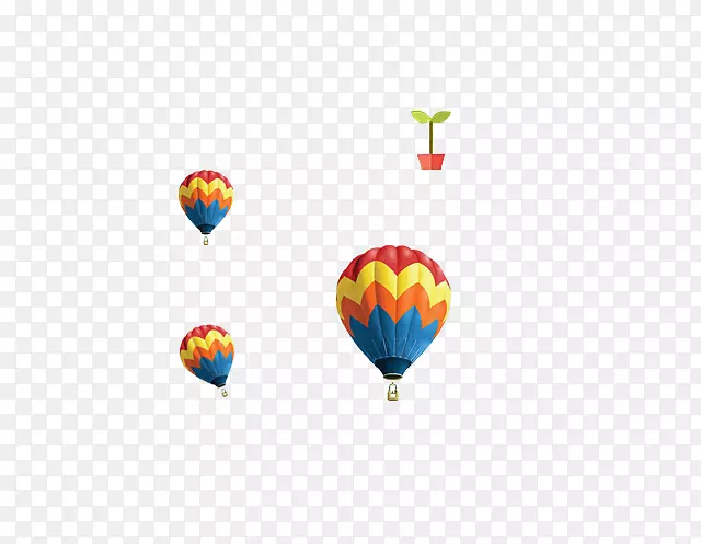 热气球降落伞-降落伞，空气球