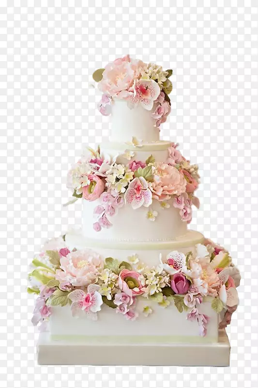 婚礼蛋糕-牡丹花蛋糕