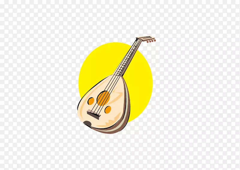 黄色小提琴-浮动小提琴