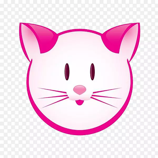 粉红猫夹艺术-粉红猫鼻子