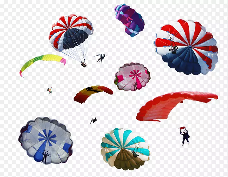 降落伞-无伞垫