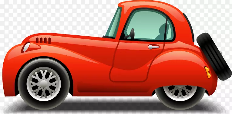 日产圣骑士运动型多功能车奥迪-经典车漆红色图案