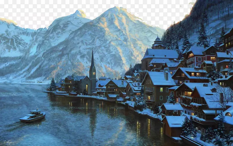 见Hoher Dachstein Hallstatt Salzburg Zillertal Alps-奥地利Hallstatt镇7