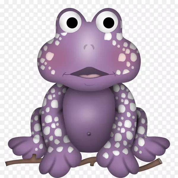 蟾蜍青蛙插图-可爱的青蛙