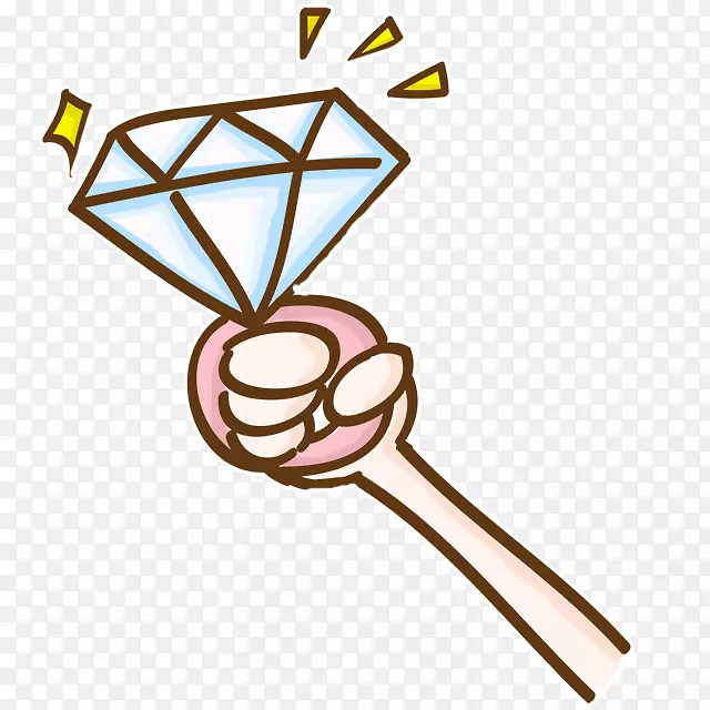 动画剪贴画-钻石