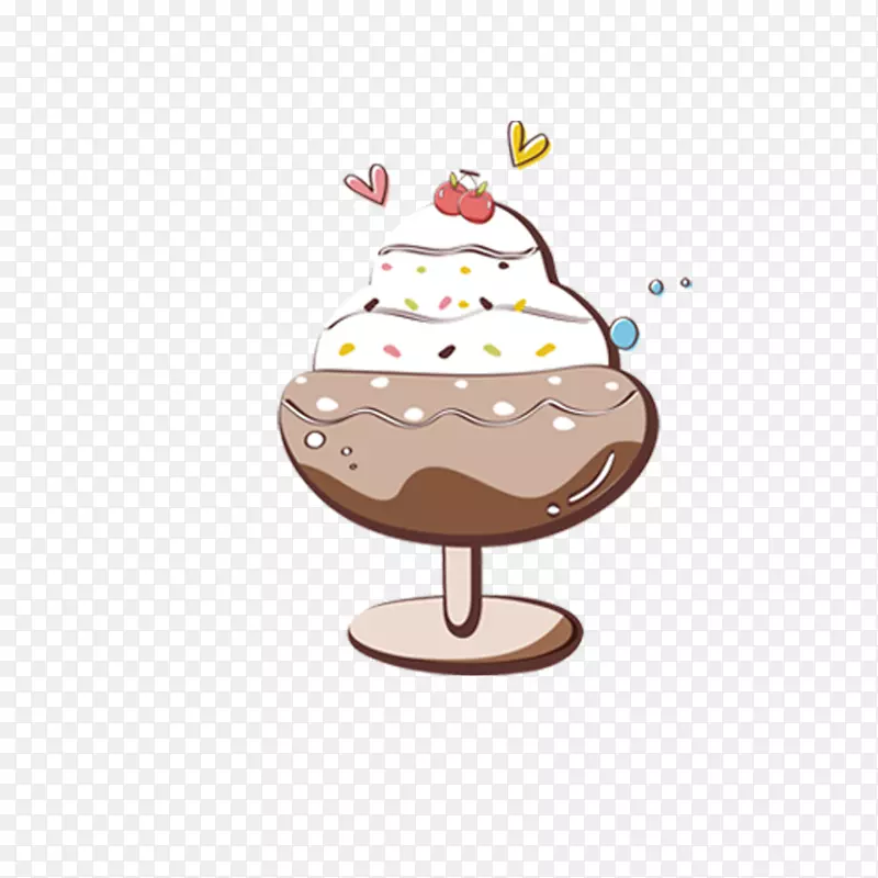 冰淇淋蛋糕圣代冰淇淋