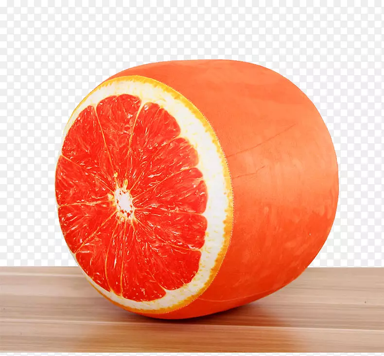 血橙柚子蜜瓜丸柚子垫PNG图片材料