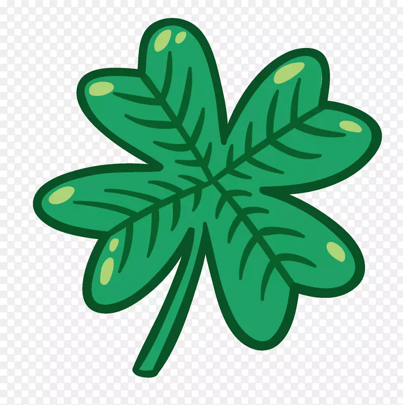 四叶草绿缘三叶草漆