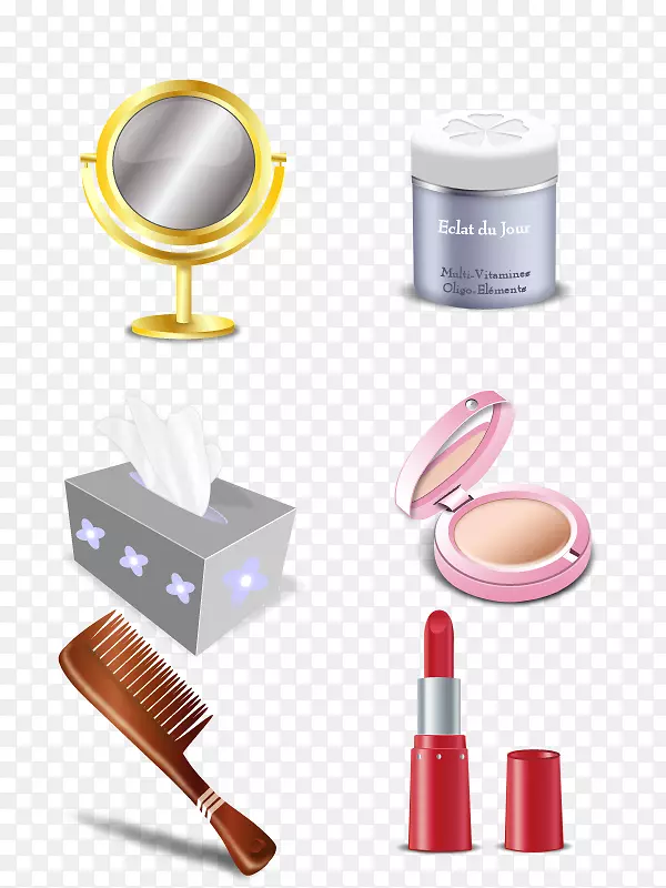 化妆品化妆-美容图标-美容化妆系列