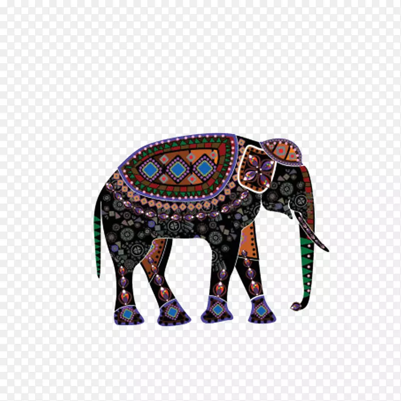 泰国海报画大象-大象