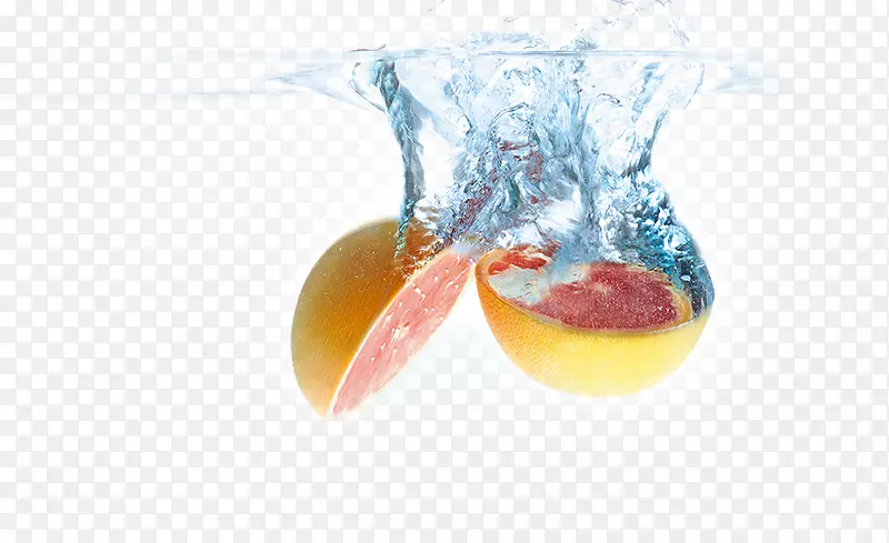 柚子水-创造葡萄柚入水中