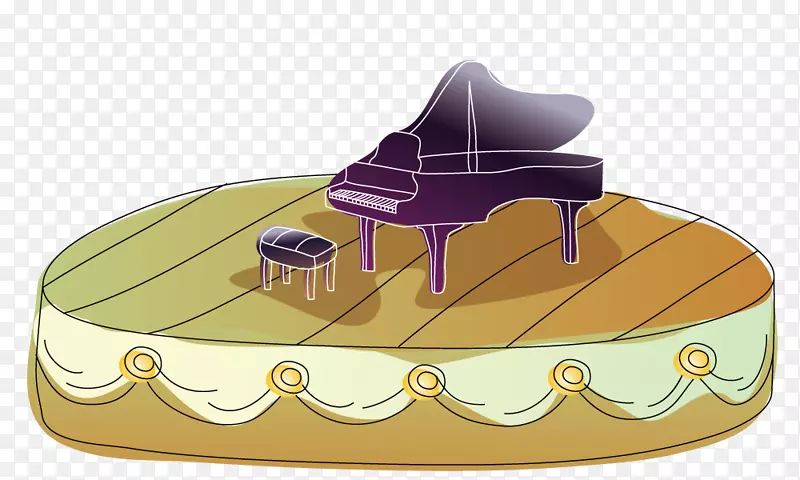 钢琴乐器-钢琴蛋糕