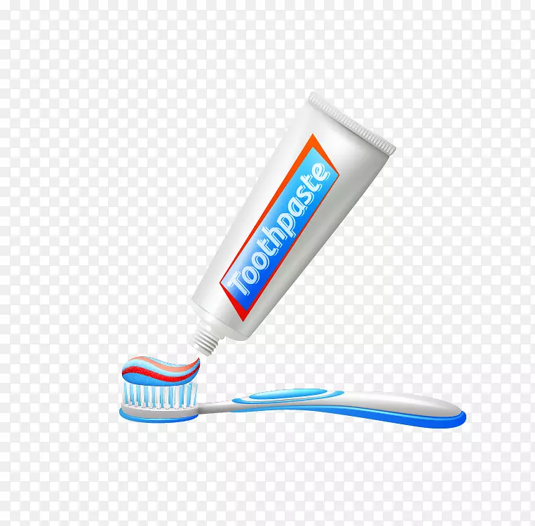 牙刷牙膏摄影.牙膏和牙刷