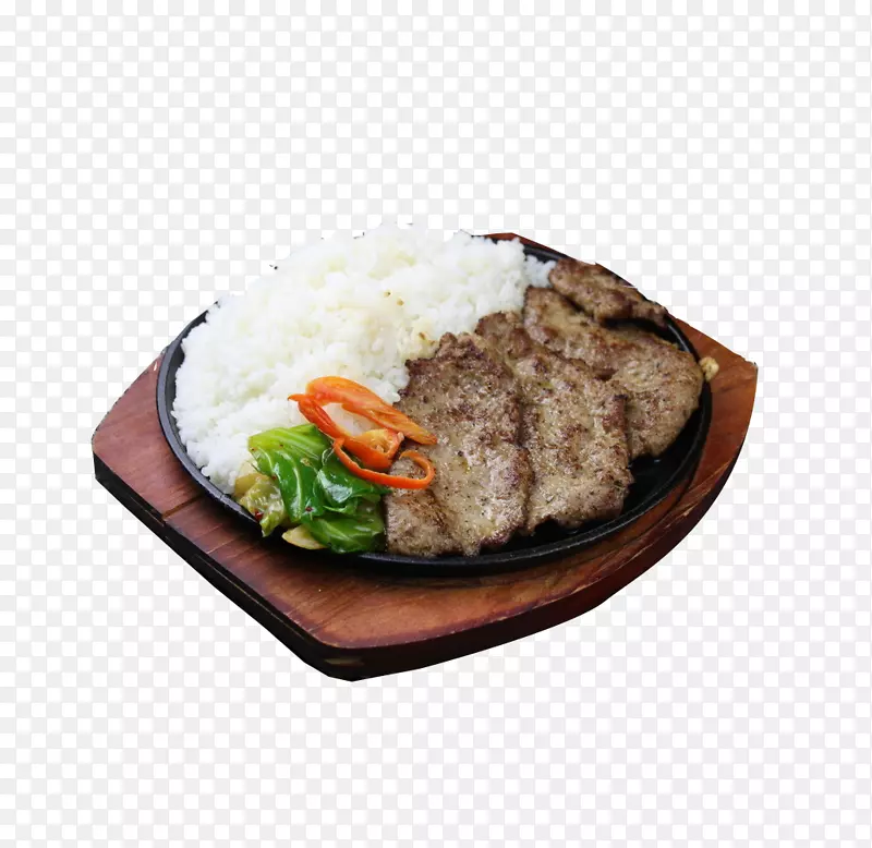 本托胡椒牛排炒米牛排-蔬菜，炒牛肉与黑胡椒