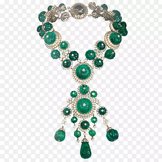 套装风格：范克莱夫和阿皮尔斯珠宝项链钻石翡翠项链