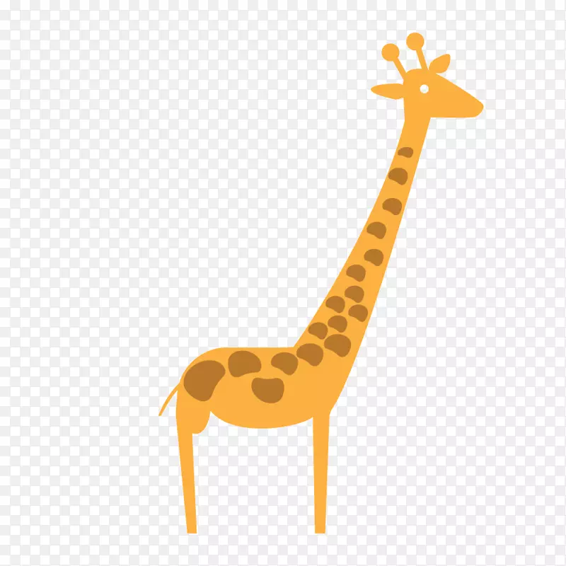 长颈鹿动画剪辑艺术长颈鹿