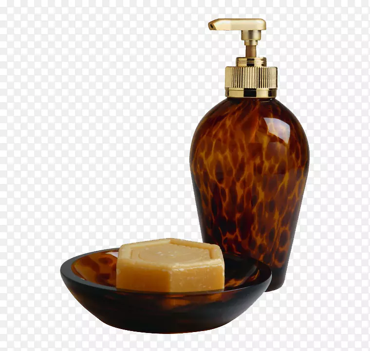 洗发水剪贴艺术-洗发水瓶