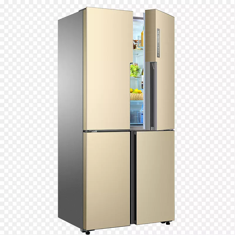 冰箱家用电器海尔洗衣机百科半开冰箱门
