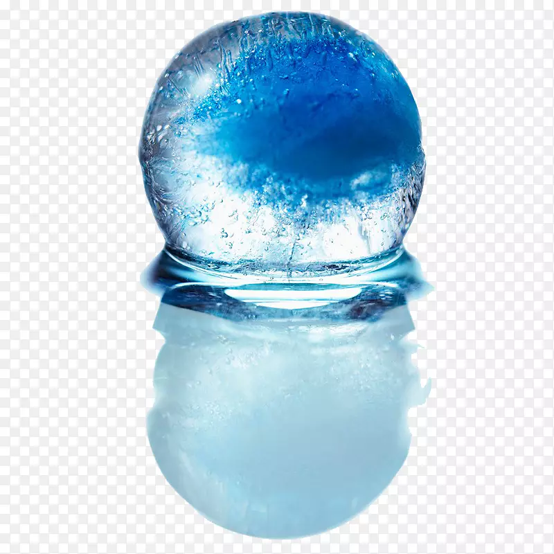 冰球水冷蓝色冰球