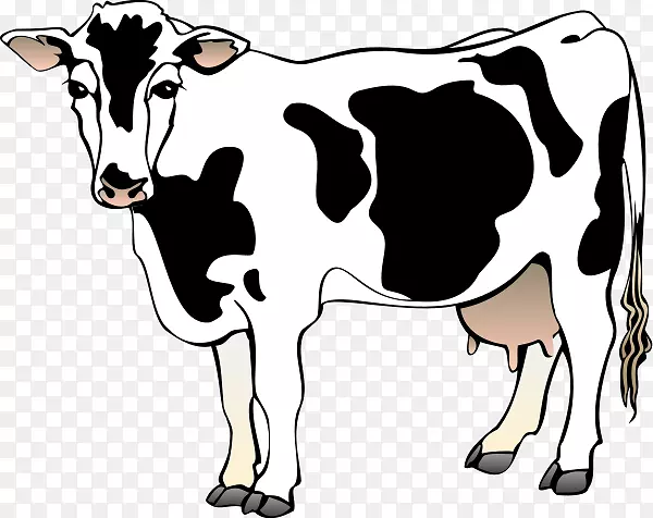 荷斯坦弗里西亚牛免费内容乳牛剪贴画-牛食剪贴画