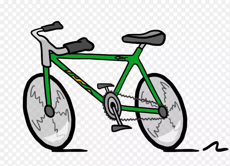 剪贴画：交通自行车剪贴画自行车形象