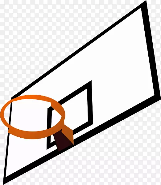 这是篮球篮板剪贴画-篮球场剪贴画