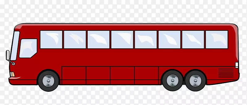 校车双层巴士剪贴画-城市巴士剪贴画