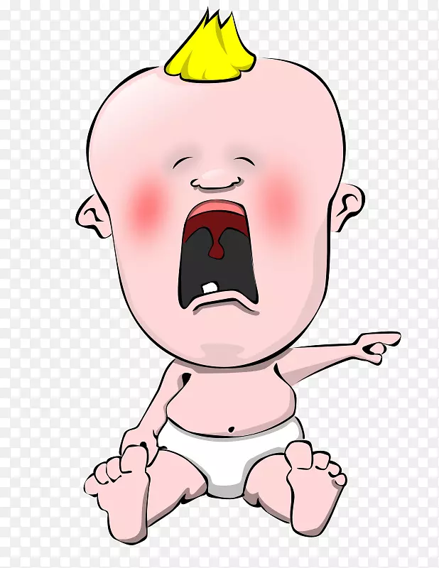 哭闹的婴儿剪贴画-疯狂的婴儿剪贴画