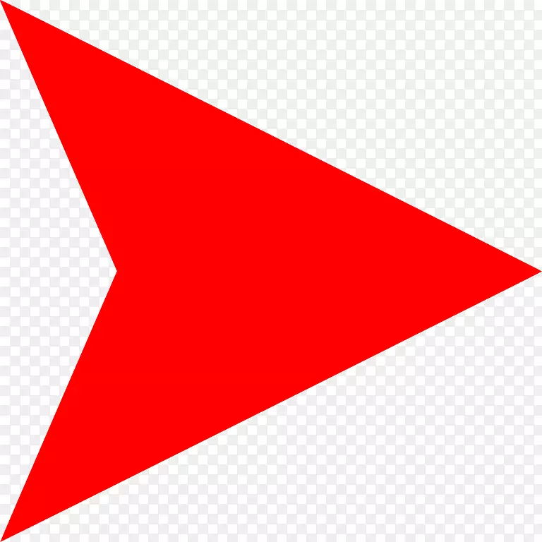 三角形区域红色图案-红色箭头图像