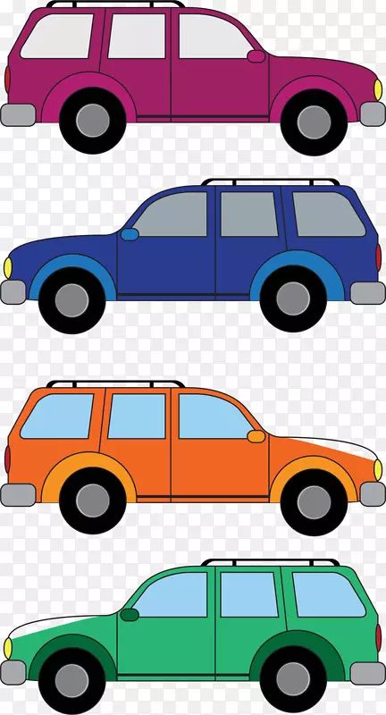小型汽车运动多功能车雪佛兰郊区剪贴画-SUV剪贴画
