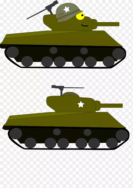 坦克M4谢尔曼剪贴画-M4剪贴画