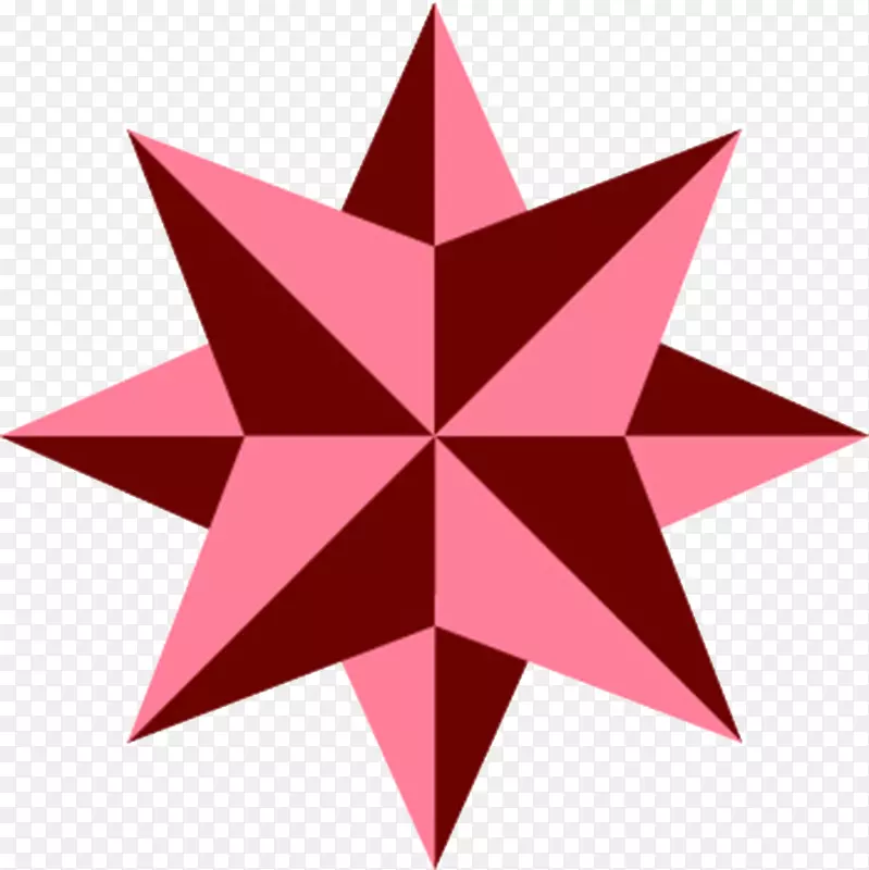 红星欧式三维空间红星