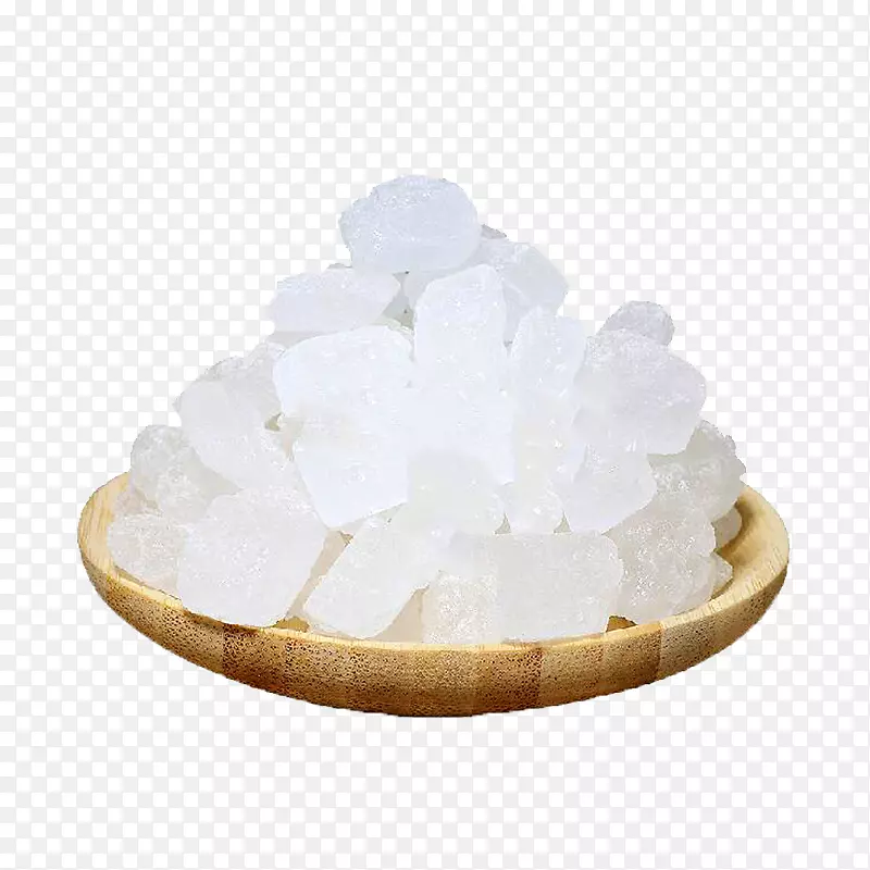 冰糖水晶白水晶糖木碟