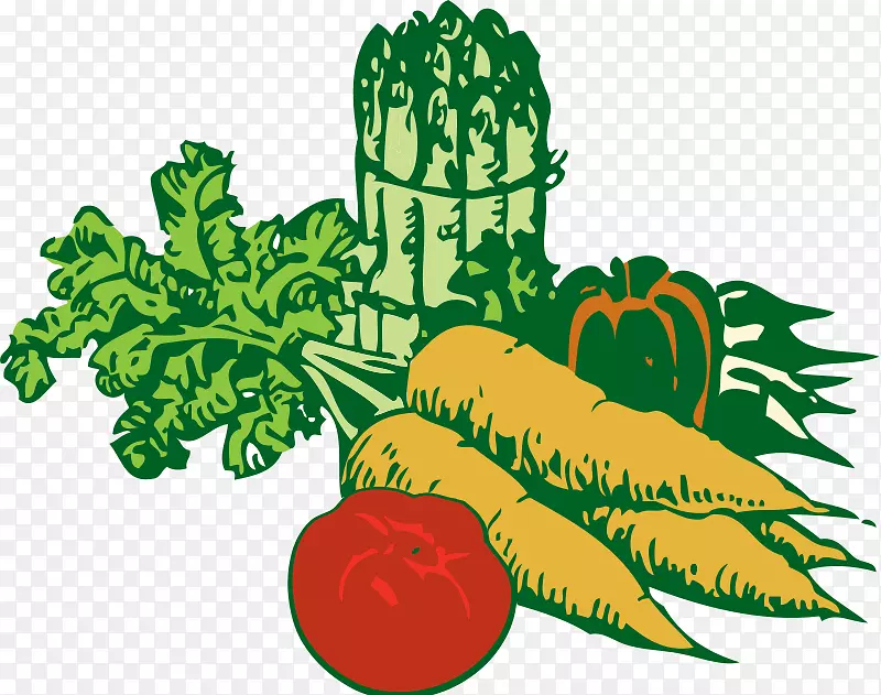 素食汉堡蔬菜水果夹艺术
