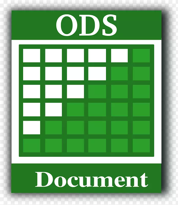电子表格OpenDocument剪贴画数据库图标