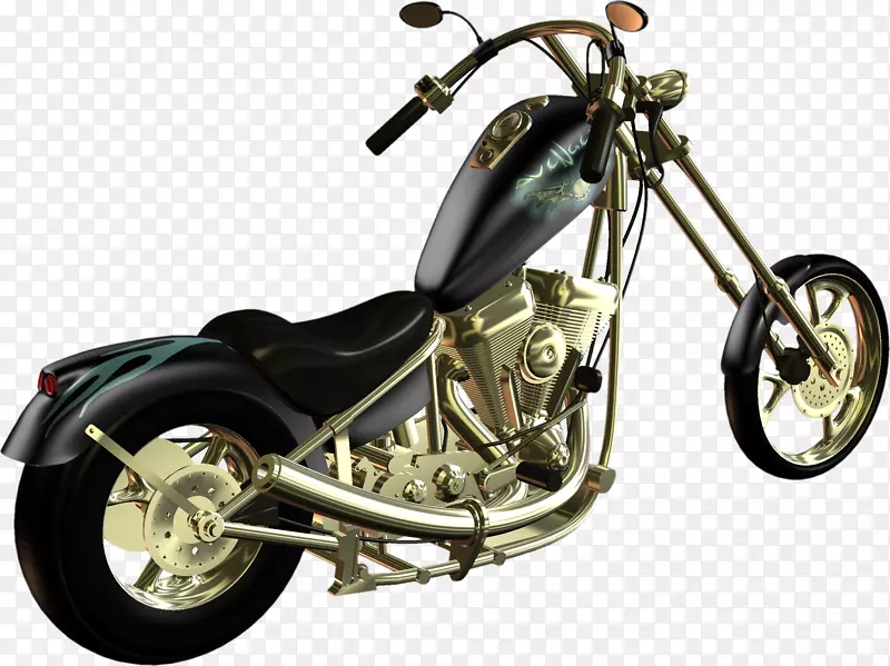 摩托车配件斩波夹艺术-复古酷摩托车