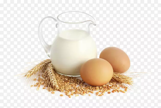 牛奶早餐，乳制品，食品，鸡蛋，早餐