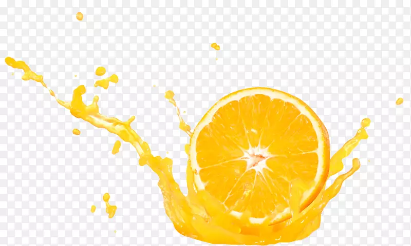 橙汁柠檬汁装饰设计材料