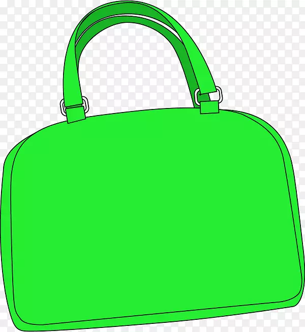 手袋钱包夹艺术-绿色钱包剪贴画