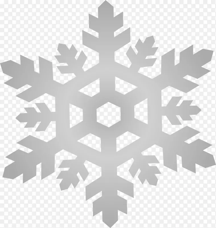 雪片AUTOCAD DXF计算机文件-灰色雪花图案