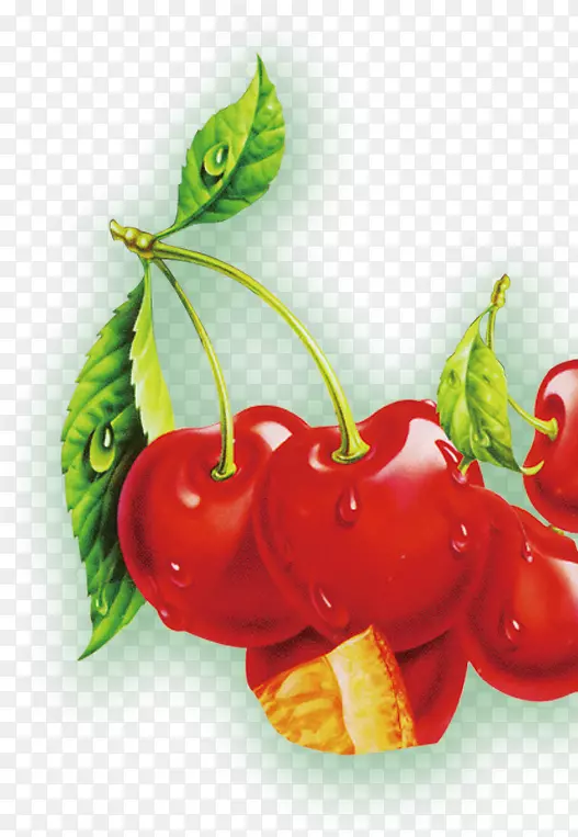 番茄草莓食品装饰-樱桃