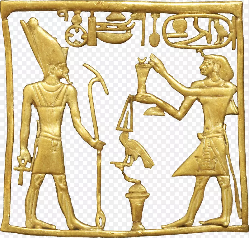 古埃及阿图姆神剪贴画-埃及古代图案材料自由拉