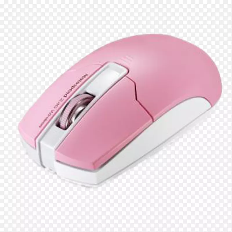 电脑鼠标膝上型电脑无线.粉红色鼠标