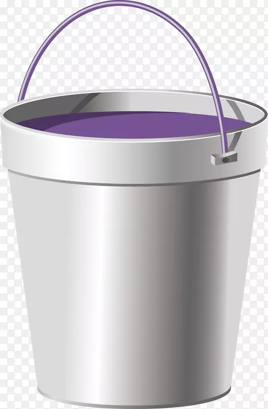 油漆桶-紫色水桶