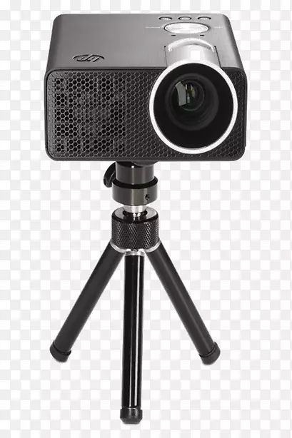 Hewlett Packard企业膝上型计算机视频投影机数码光处理.黑色照相机