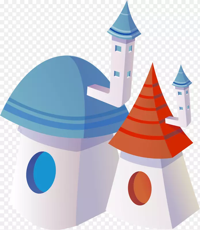 建筑插图-建筑城堡