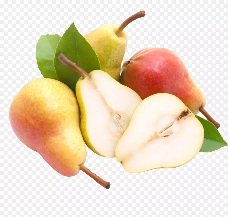 亚洲梨欧洲梨膳食纤维食物-图像梨
