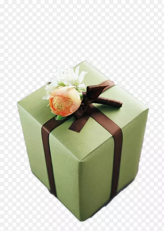 纸装饰盒-绿色礼品盒