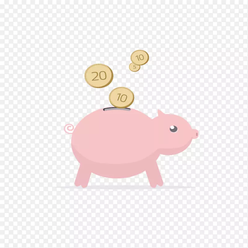 小猪库粉红色硬币-粉红小猪储蓄罐