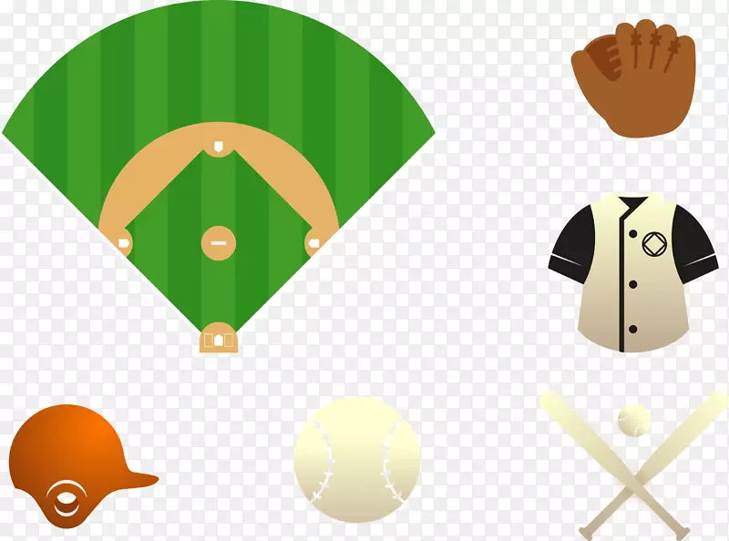 棒球插图.插图棒球用品